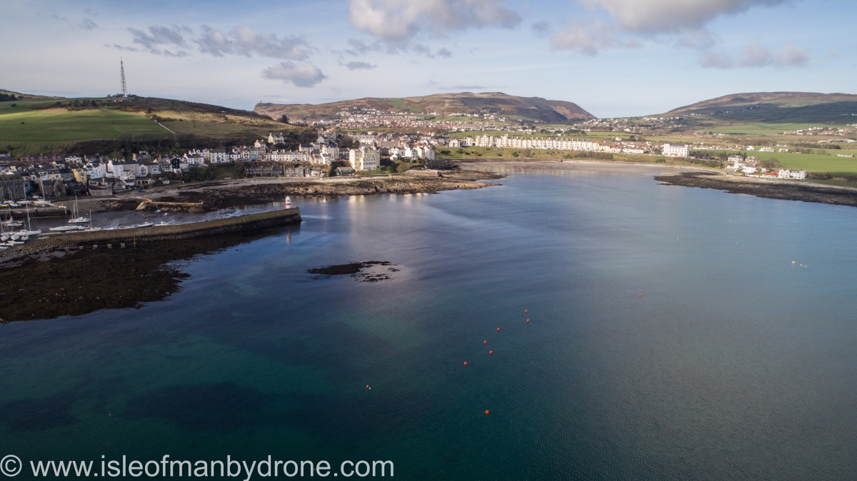 Port St Mary Isle of Man by Drone