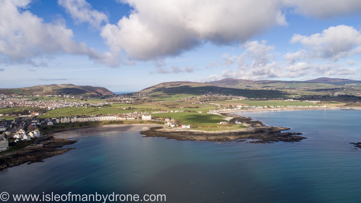 Port St Mary Isle of Man by Drone